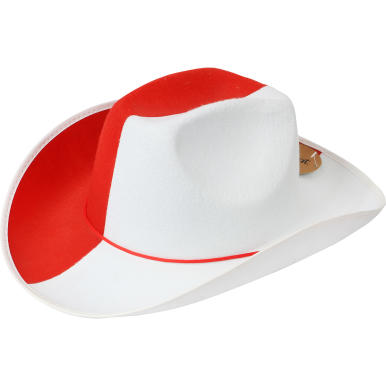 Kapelusz Kowbojski dla Kibiców Reprezentacji Polski - Rozmiar Uniwersalny