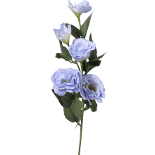 Niebieska Eustoma Sztuczna z 5 Kwiatami - Dekoracja Wysokiej Jakości