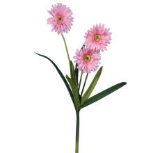 Sztuczny Kwiat Gerbera Różowy 55cm - Wysokiej Jakości Dekoracja