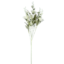 Zielona Gałąź Dekoracyjna z 5 Daliami i Pąkami - Kwiat Sztuczny o Naturalnym Wyglądzie