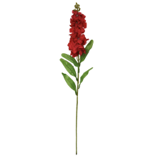 Lewkonia Sztuczna w Kolorze Czerwonym - Dekoracyjny Kwiat o Wysokości 84 cm