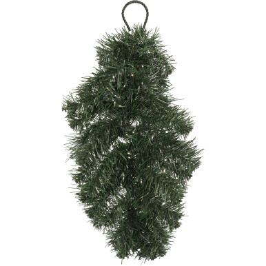 Podkład Świerkowy z Srebrnym Wzorem do Stroików Świątecznych i Nagrobnych