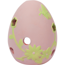 Ceramiczny Lampion w Kształcie Jajka - 12 cm