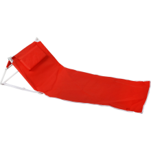 Praktyczna i Trwała Mata Plażowa z Oparciem i Torbą do Przechowywania 137x55cm