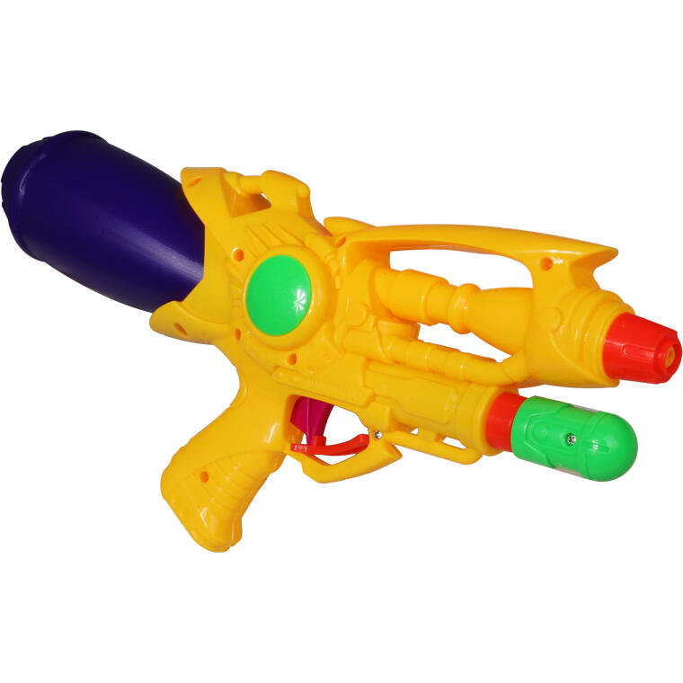 Nowoczesny Pistolet na Wodę Śmigus-Dyngus 35cm Żółty