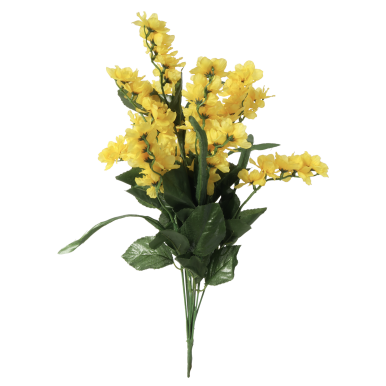 Ż&oacute;łte Frezje - Bukiet 12 Sztuk o Wysokości 46 cm