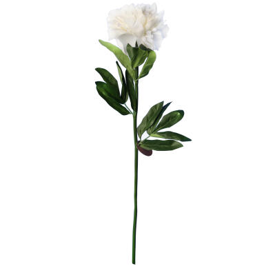 PIWONIA KWIAT SZTUCZNY BIAŁY II