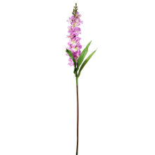 Lewkonia jasnofioletowa na gałązce - kwiat dekoracyjny o naturalnym wyglądzie