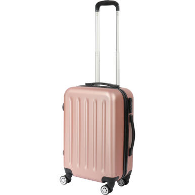 Odporne Walizka Podróżna Matrix 350 z Mocnym Materiałem ABS Plus i 4 Obracanymi Kółkami