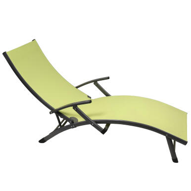 Leżak Ogrodowy i Plażowy Relax - Składany i Regulowany, Odporny na Warunki Atmosferyczne