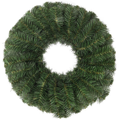 Wianek z Choinki Naturalnej Średnica 45 cm - Zielony, Modelowany