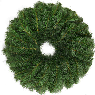 Świerkowy Wianek Dekoracyjny Zielony 50cm - Produkcja Własna