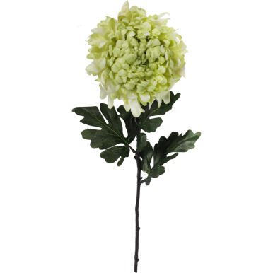 Sztuczna Chryzantema Zielona Duża 86 cm - Dekoracja Kompozycyjna o Wysokiej Jakości