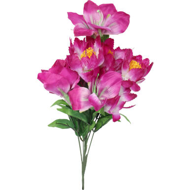 BUKIET 9 KWIATÓW MIX LILIA -AMARYLIS KOLOR FIOLETOWY