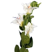 Sztuczny Kwiat - Biała Gałązka Clematisa, 95 cm