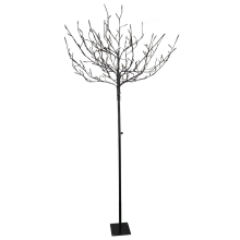 Drzewko Dekoracyjne LED 180 cm - Świąteczna Dekoracja Wnętrz Czarna