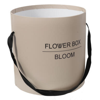 FLOWER BOX PUDEŁKO NA KWIATY PREZENT DEKORACJE BRĄZOWY DUŻY