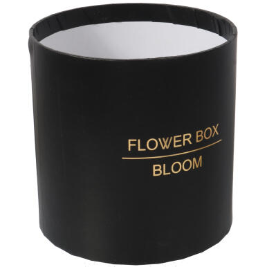FLOWER BOX PUDEŁKO NA KWIATY PREZENT DEKORACJE CZARNY MAŁY