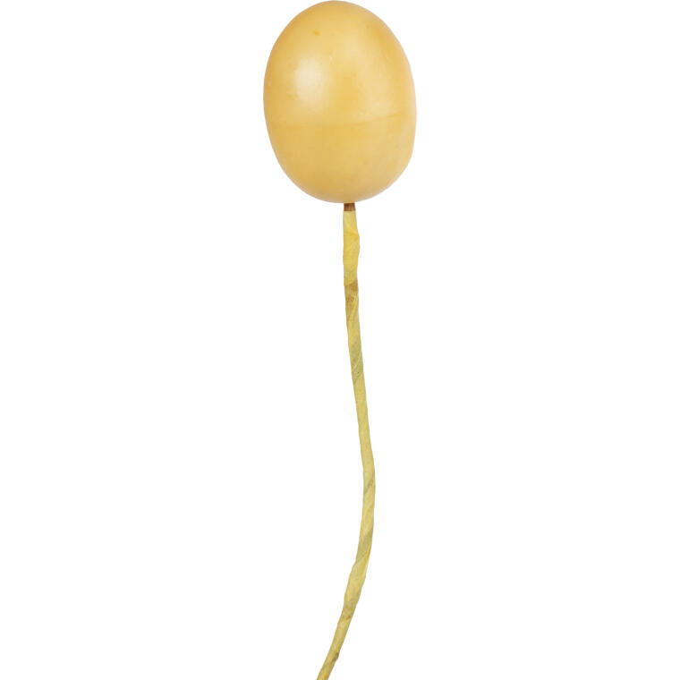 Zestaw Wielkanocnych Jajek Plastikowych na Piku, 6 Sztuk, Brązowych, 3,5 cm