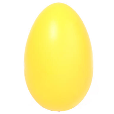 Figurka Dekoracyjna Wielkanocne Jajko z Ceramiki - Kolor Żółty, Wysokość 24 cm