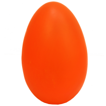 Dekoracyjne Jajko Wielkanocne Ceramiczne Pomarańczowe 24 cm