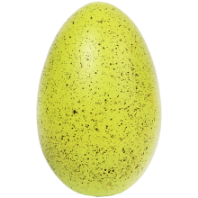 Ceramiczne Jajko Wielkanocne - Zestaw Dekoracyjny Zielone Nakrapiane 13 cm