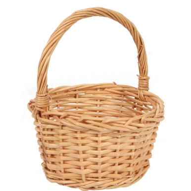 Wielkanocny Koszyk Wiklinowy do Święcenia Pokarmów i Dekoracji Domu