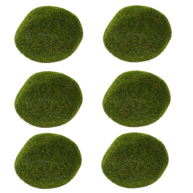 Mech sztuczny kamień dekoracyjny 6szt