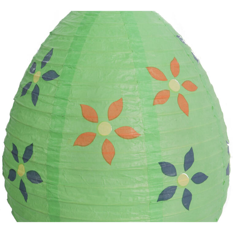 JAJKO LAMPION PAPIEROWY ROZKŁADANY 25CM ZIELONY