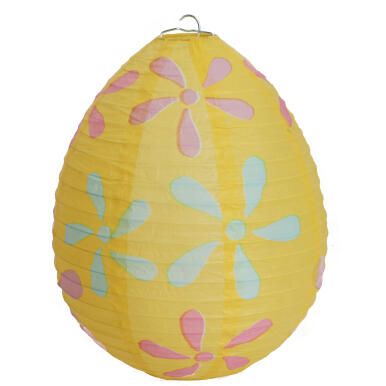 JAJKO LAMPION PAPIEROWY ROZKŁADANY 25CM ŻÓŁTY