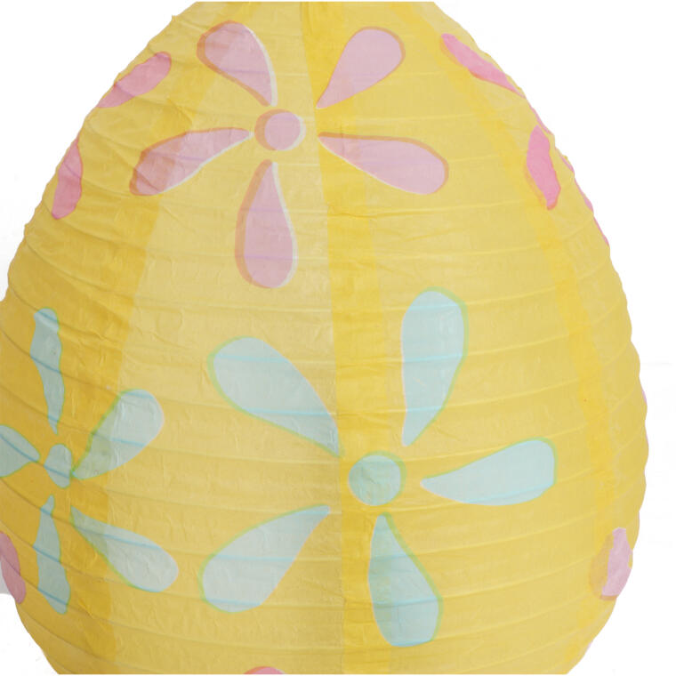JAJKO LAMPION PAPIEROWY ROZKŁADANY 25CM ŻÓŁTY