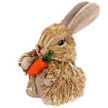 Stojący Zajączek Wielkanocny z Jajkiem Dekoracja 10cm