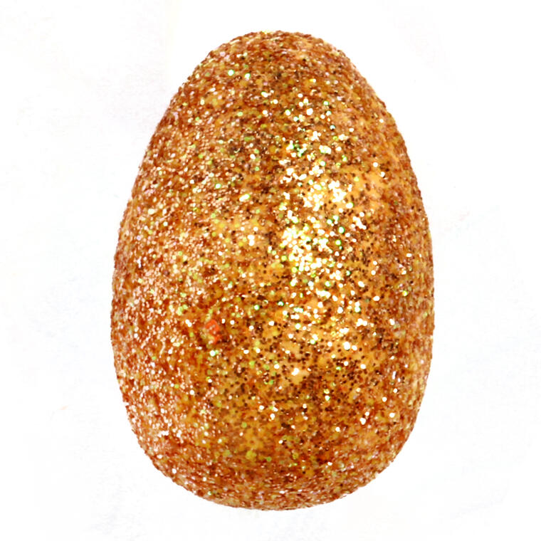 Zestaw 30 Złotych Jajek Styropianowych do Dekoracji Wielkanocnych 3cm