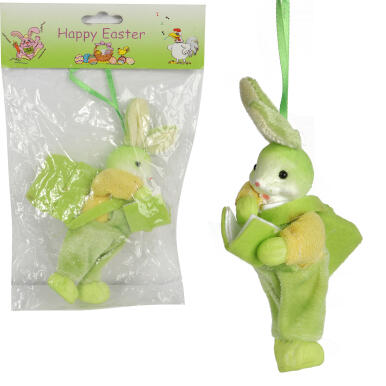 ZAJĄC ZAWIESZKA DEKORACJA WIELKANOCNA 15CM