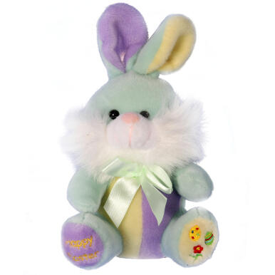 Pluszowy Zajączek Wielkanocny Zielony 20cm - Dekoracja Świąteczna