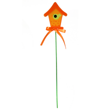 Karmnik na ptaki o wysokości 28 cm w kolorze pomarańczowym