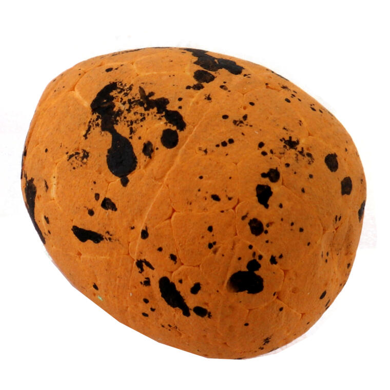 Zestaw dekoracyjnych jajek wielkanocnych styropianowych w sizalowym odcieniu brązu, 12 sztuk, 2,5 cm