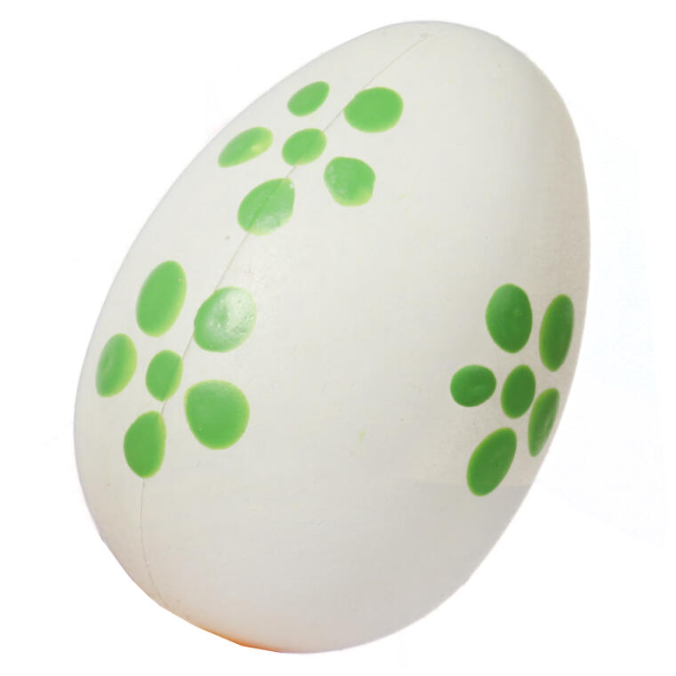 Jajka plastikowe zawieszki zestaw 12 sztuk 4cm zielone z dekorem