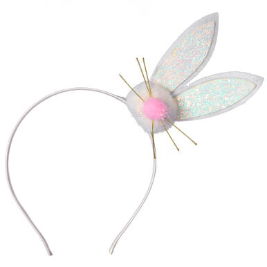 OPASKA NA GŁOWĘ Z GŁOWĄ ZAJĄCA BIAŁA