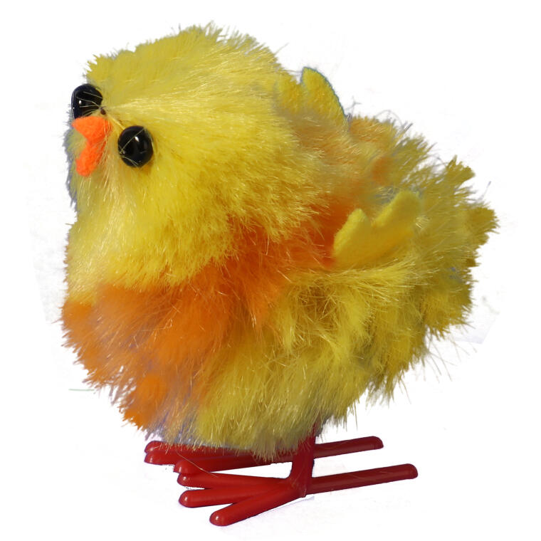 Zestaw Dekoracyjnych Kurczaków z Muszkami 6 szt. - Wielkanoc / Tematyczne - 4cm