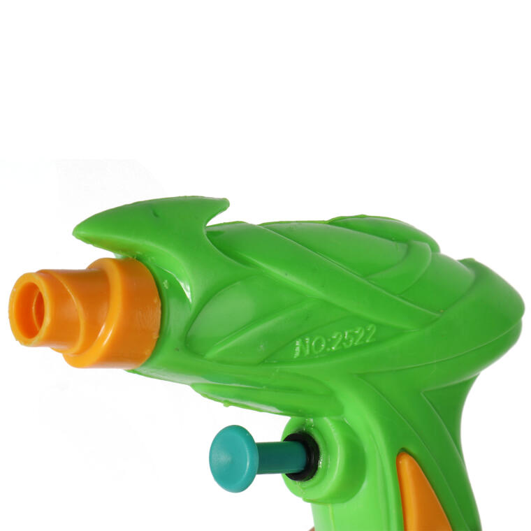 Mini pistolet na wodę zielono żółty 11cm