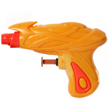 Mini pistolet wodny w kolorach żółto-czerwonych, 11cm dla dzieci na Śmigus-Dyngus