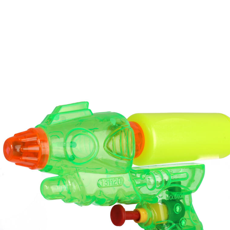 Pistolet Wodny Goliat: Mini Zabawka Śmigus-Dyngus 15cm, Kolor Zielono-Żółty