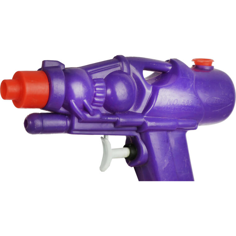 Mini Pistolet na Wodę Fioletowy 12x9cm z Zamykanym Pojemnikiem
