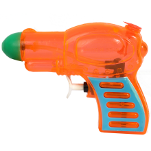 Mała psikawka pistolet 10x8cm pomarańczowy