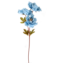 Gałązka 3 piwonii kolor niebieski