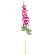Ostróżka Dekoracyjna - Podwójny Fioletowy Kwiat na Gałązce, 87 cm