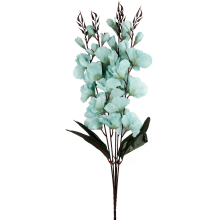 Sztuczny Bukiet 5 Gladioli w Kolorze Miętowym - Wysokiej Jakości Dekoracja o Wysokości 65cm