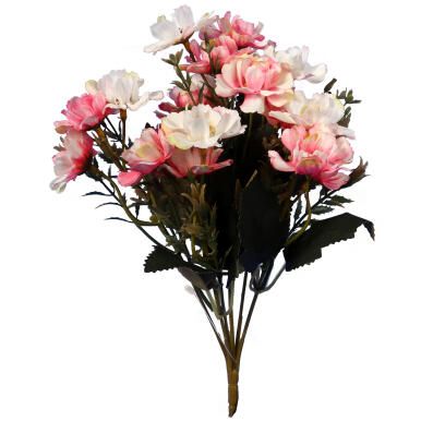 Bukiet 18 kwiat&oacute;w wiśni 30cm kolor r&oacute;żowy