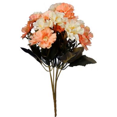 Bukiet 18 kwiat&oacute;w wiśni 30cm kolor pomarańczowy